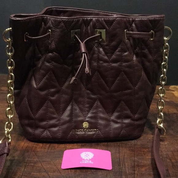 Vince Camuto Klem Drawstring in Plum - Picture 3 of 8
